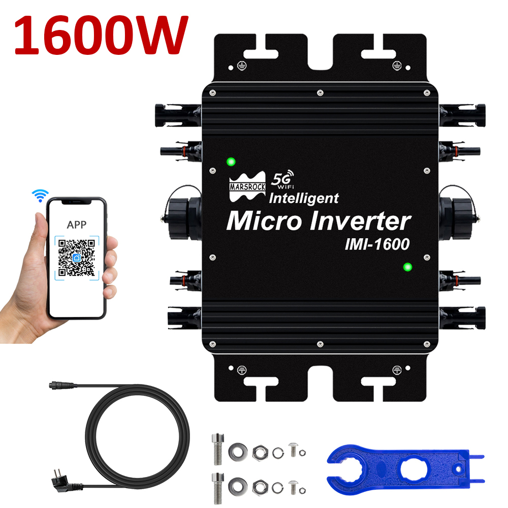Flexible Solar Panel - 1600W Micro Omvormer Voor Op Grid