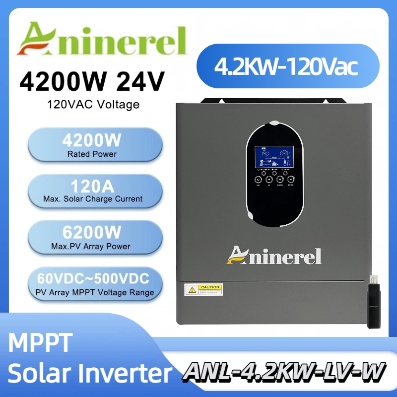 Flexible Solar Panel - Aninerel 4.2KW 24V NIEUWE 110-120V Hybride