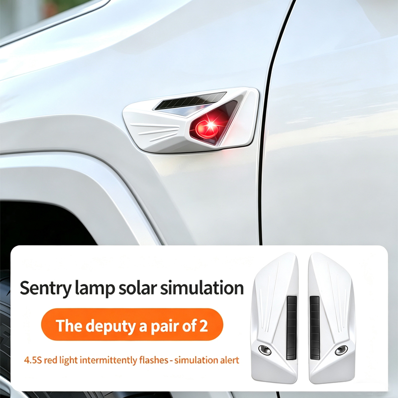 Renewable Energy Systems - Automotive zonne-simulatie sentinel-modus licht, bladpaneel anti-diefstalbewaking,