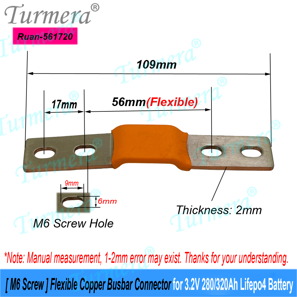 Turmera 12V 24V 48V Flexibele  - Bus Bar Copper recensie en prijs
