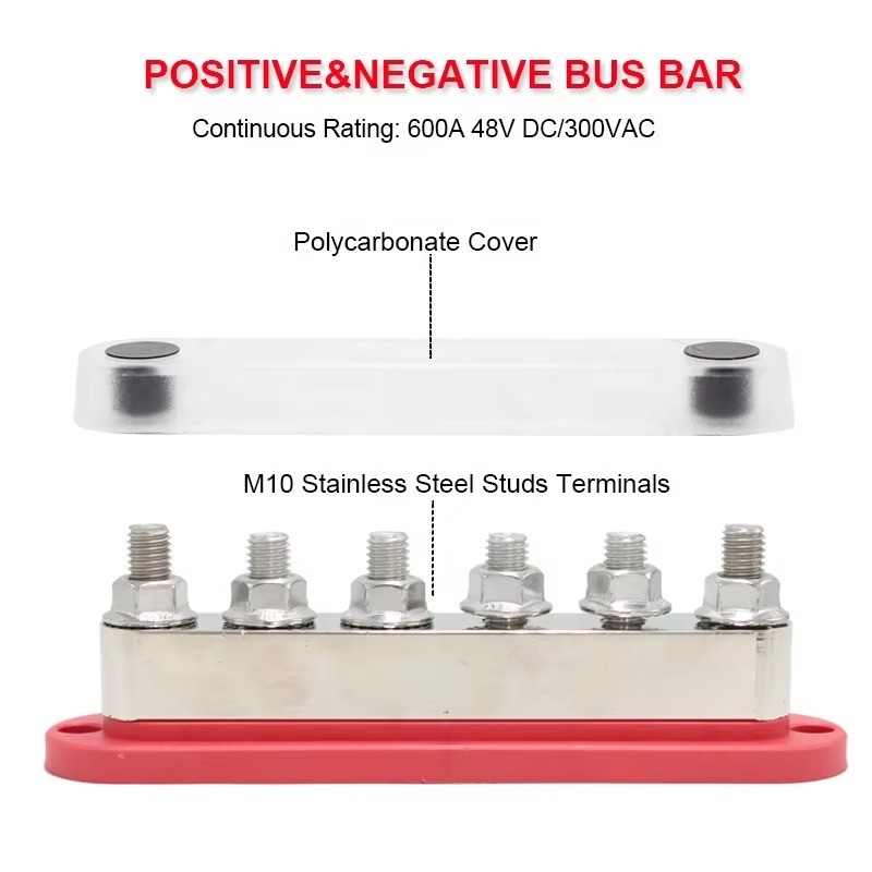 6-polige 48V DC 600A busbar, M - Bus Bar Copper recensie en prijs