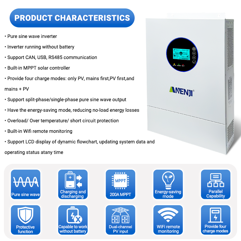 ANENJI Split Phase 12KW 48V Hy - Flexible Solar Panel recensie en prijs