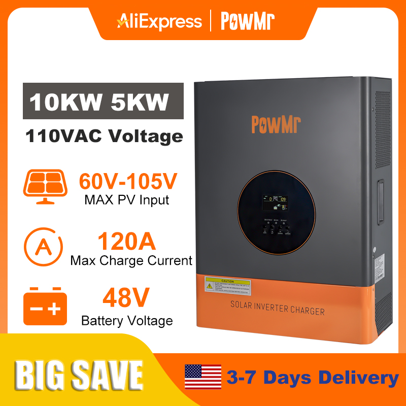 PowMr 10KW 5KW Split-Phase Omv - Flexible Solar Panel recensie en prijs